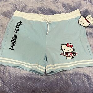 Hello Kitty Light Blue Lounge Shorts